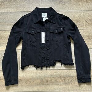 NWT, Black Jean Jacket - Med